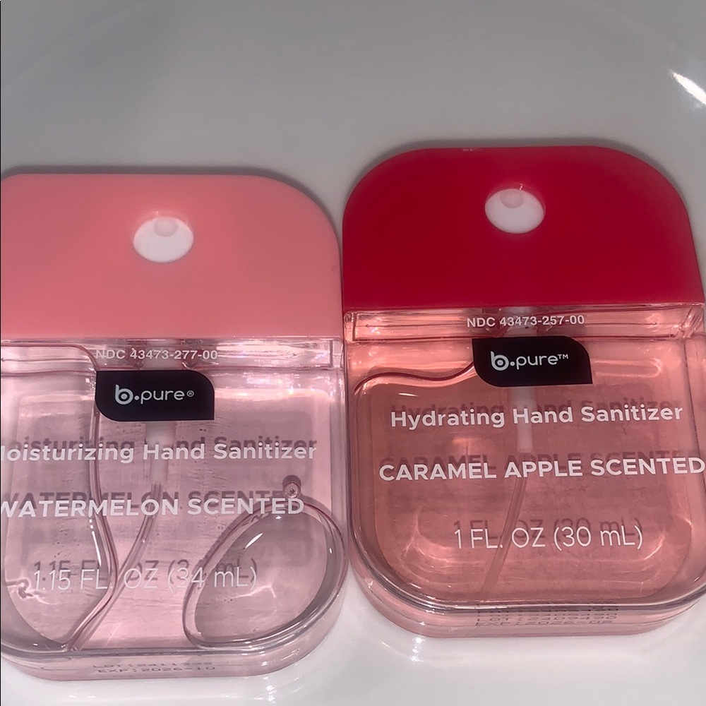 Hydrating Hand Sanitizer Set - Pink and Orange